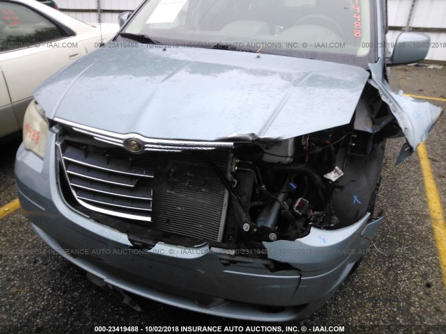 2A4RR5D18AR299641 - 2010 CHRYSLER TOWN & COUNTRY TOURING BLUE photo 6