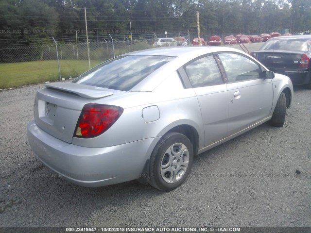 1G8AN12F34Z112400 - 2004 SATURN ION LEVEL 2 银色 照片 4