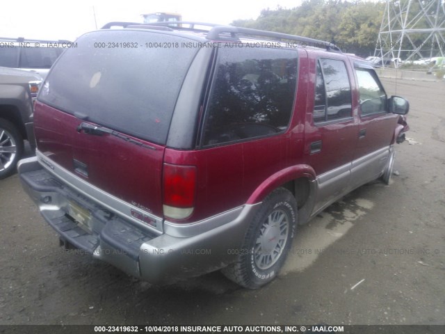 1GKDT13W5Y2147708 - 2000 GMC JIMMY / ENVOY  RED photo 4