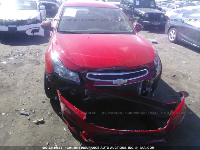 1G1PE5SB5G7224175 - 2016 CHEVROLET CRUZE LIMITED LT RED photo 6