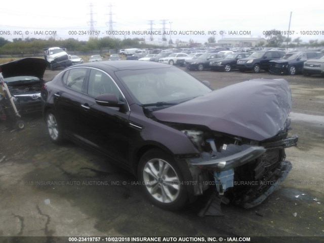 KNAGN4A74B5102987 - 2011 KIA OPTIMA EX/SX BROWN photo 1