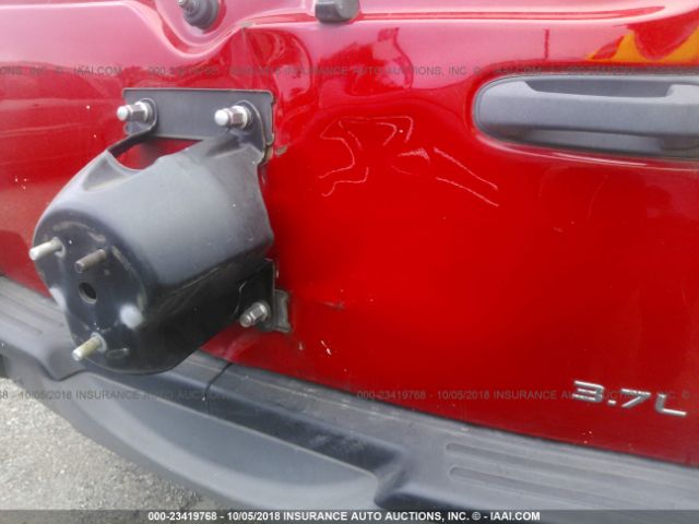 1J4GK48K12W358112 - 2002 JEEP LIBERTY SPORT წითელი ფოტო 6