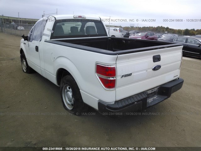 1FTMF1CM1DFC13448 - 2013 FORD F150 WHITE photo 3