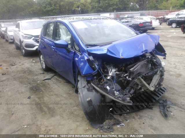 3N1CE2CP4FL444614 - 2015 NISSAN VERSA NOTE S/S PLUS/SV/SL/SR BLUE photo 1