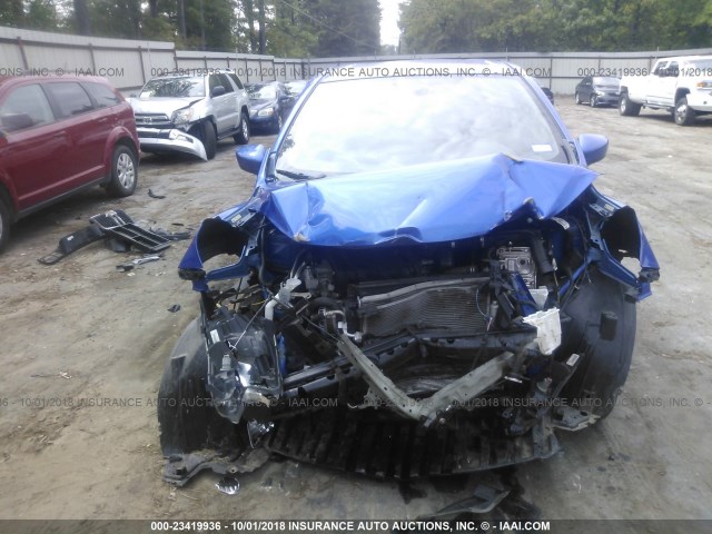 3N1CE2CP4FL444614 - 2015 NISSAN VERSA NOTE S/S PLUS/SV/SL/SR BLUE photo 6