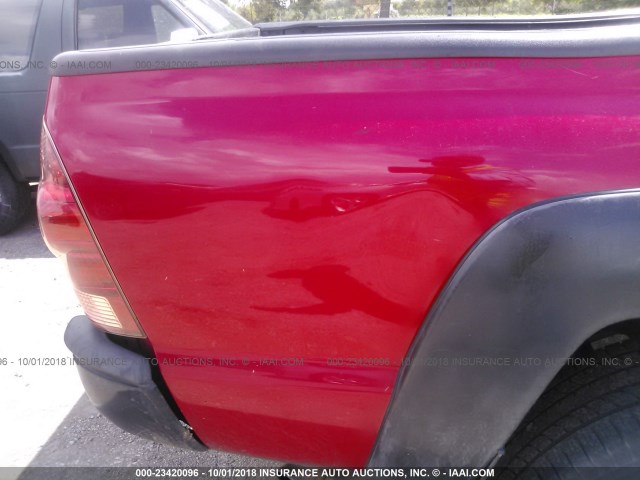 3TMJU62N76M012706 - 2006 TOYOTA TACOMA DOUBLE CAB PRERUNNER RED photo 6
