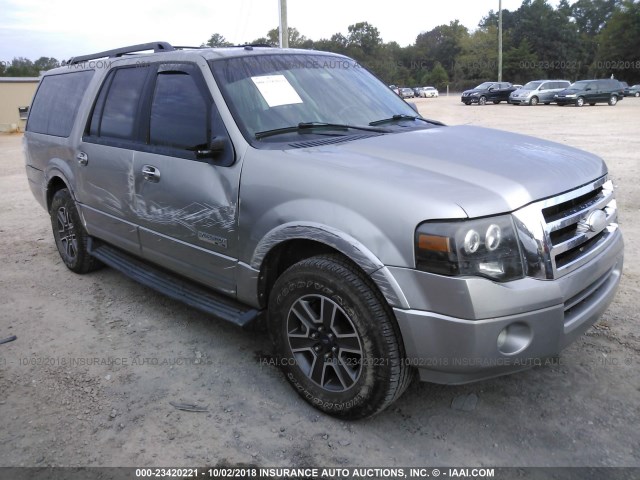 1FMFK15548LA22250 - 2008 FORD EXPEDITION EL XLT GRAY photo 1