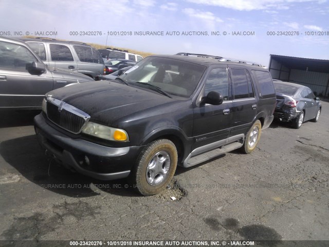 5LMPU28LXXLJ14814 - 1999 LINCOLN NAVIGATOR Czarny zdjęcie 2