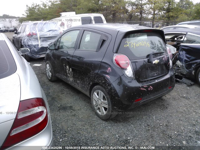 KL8CA6S98DC518234 - 2013 CHEVROLET SPARK LS BLACK photo 3