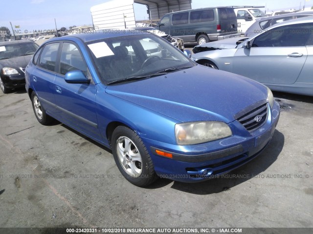 KMHDN56D76U199460 - 2006 HYUNDAI ELANTRA GLS/GT/LIMITED BLUE photo 1