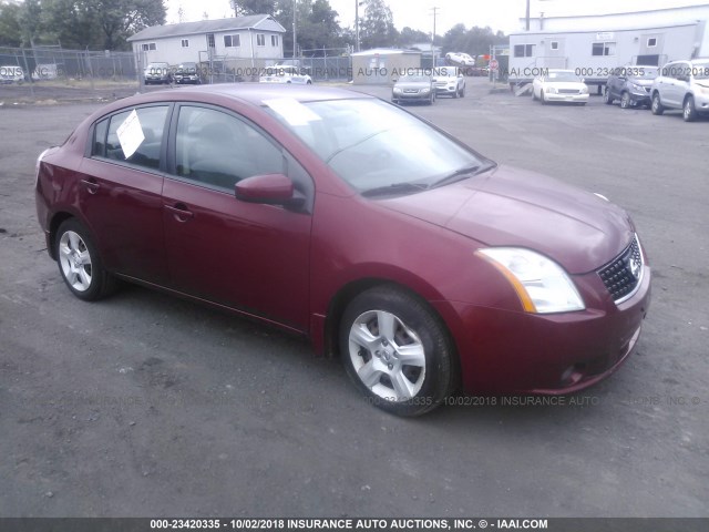 3N1AB61E88L763932 - 2008 NISSAN SENTRA 2.0/2.0S/2.0SL RED photo 1