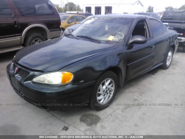 1G2NF52E43M701023 - 2003 PONTIAC GRAND AM SE1 GREEN photo 2