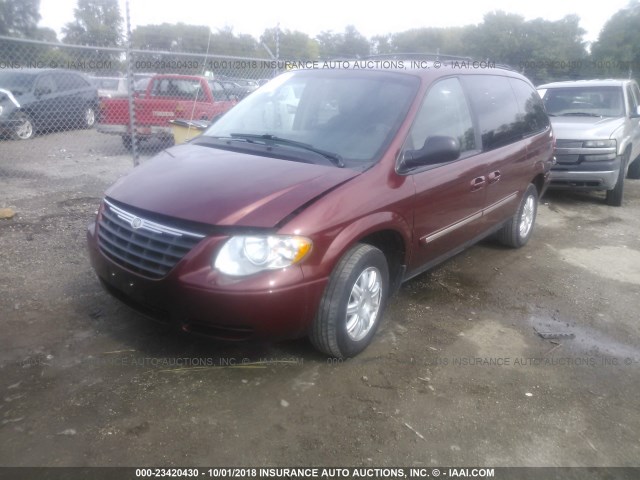 2A4GP54L07R138370 - 2007 CHRYSLER TOWN & COUNTRY TOURING ORANGE photo 2