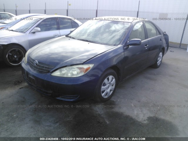 4T1BE32K63U164744 - 2003 TOYOTA CAMRY LE/XLE/SE Көк фото 2