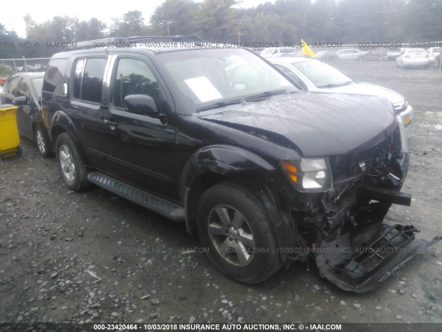 5N1AR18B88C612085 - 2008 NISSAN PATHFINDER S/LE/SE BLACK photo 1