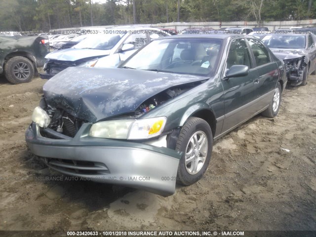 4T1BG22K0YU943858 - 2000 TOYOTA CAMRY CE/LE/XLE 绿色 照片 2