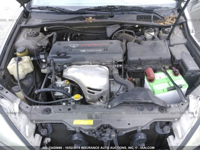 4T1BE32K93U700022 - 2003 TOYOTA CAMRY LE/XLE/SE GRAY photo 10