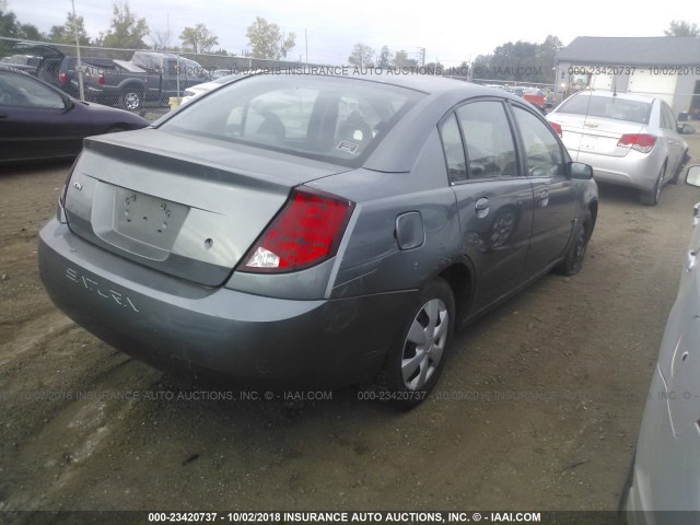 1G8AJ52F34Z210264 - 2004 SATURN ION LEVEL 2 灰色 照片 4