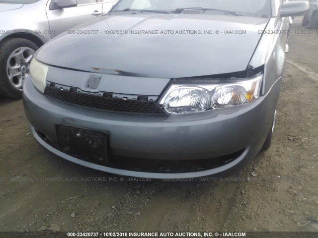 1G8AJ52F34Z210264 - 2004 SATURN ION LEVEL 2 灰色 照片 6