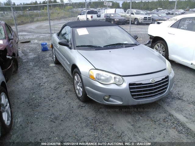 1C3EL65R45N631307 - 2005 CHRYSLER SEBRING LIMITED SILVER photo 1