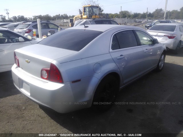 1G1ZB5E15BF143986 - 2011 CHEVROLET MALIBU LS ვერცხლისფერი ფოტო 4
