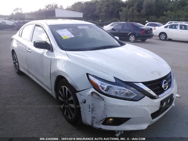 1N4AL3AP3JC180928 - 2018 NISSAN ALTIMA 2.5/S/SV/SL/SR WHITE photo 1