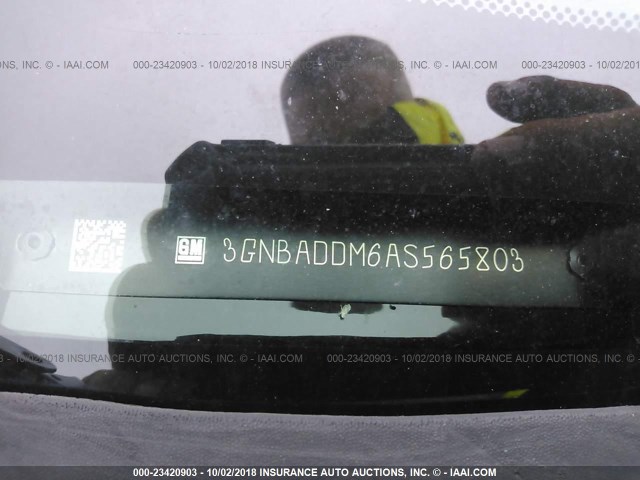 3GNBADDM6AS565803 - 2010 CHEVROLET HHR SS 黑色 照片 9