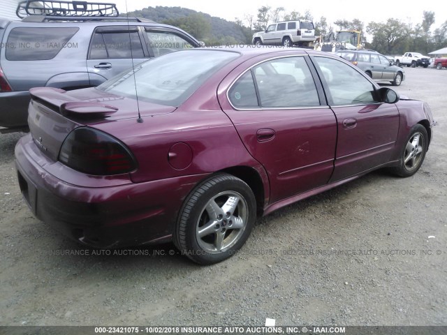 1G2NF52E04M641727 - 2004 PONTIAC GRAND AM SE1 RED photo 4