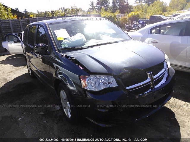 2C4RDGBG1DR725973 - 2013 DODGE GRAND CARAVAN SE BLUE photo 1