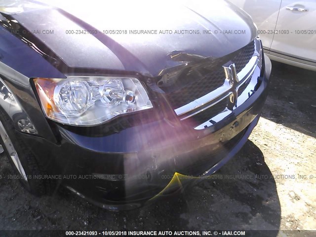 2C4RDGBG1DR725973 - 2013 DODGE GRAND CARAVAN SE BLUE photo 6