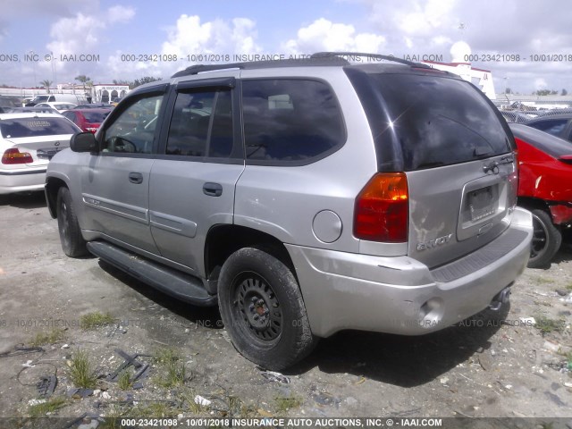 1GKDS13SX42144779 - 2004 GMC ENVOY SILVER photo 3