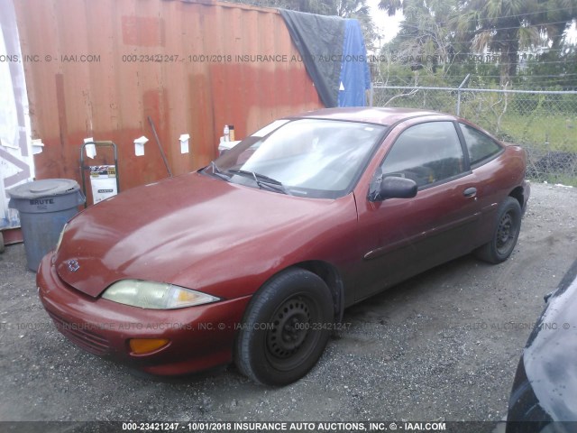 1G1JC1241X7120871 - 1999 CHEVROLET CAVALIER RS ORANGE photo 2