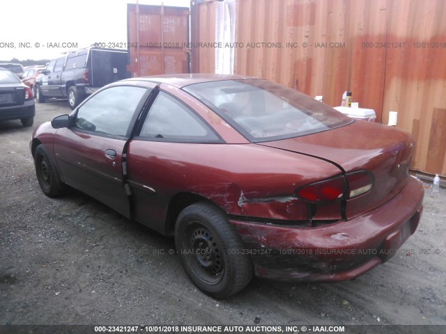 1G1JC1241X7120871 - 1999 CHEVROLET CAVALIER RS ORANGE photo 3