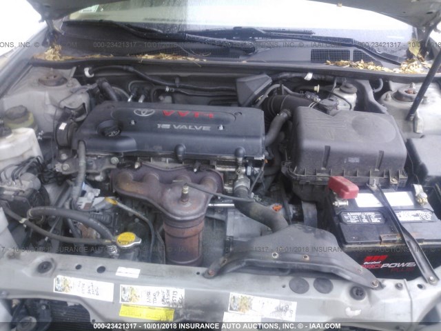 4T1BE30K35U523280 - 2005 TOYOTA CAMRY LE/XLE/SE 灰色 照片 10