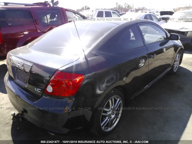 JTKDE177X60128470 - 2006 TOYOTA SCION TC 黑色 照片 4