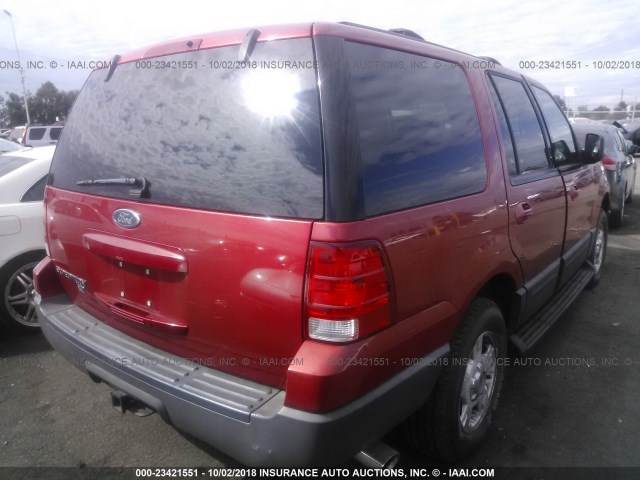 1FMPU15L33LA97415 - 2003 FORD EXPEDITION XLT BURGUNDY photo 4