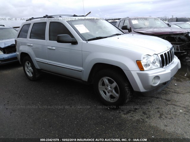 1J4HR58N55C703499 - 2005 JEEP GRAND CHEROKEE LIMITED SILVER photo 1