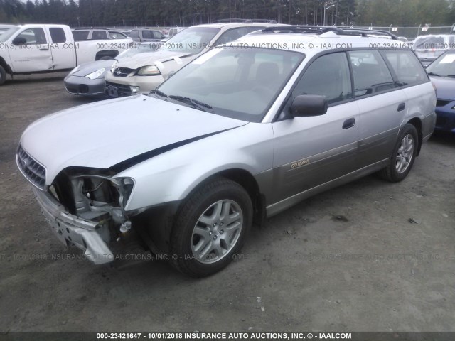 4S3BH675437645090 - 2003 SUBARU LEGACY OUTBACK AWP 银色 照片 2