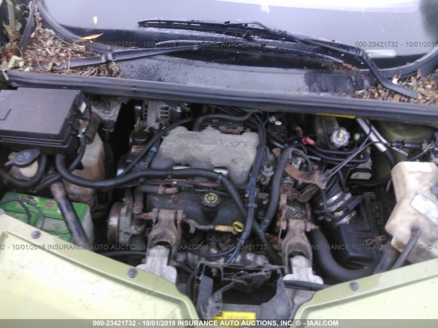 3G7DA03E01S522917 - 2001 PONTIAC AZTEK GREEN photo 10