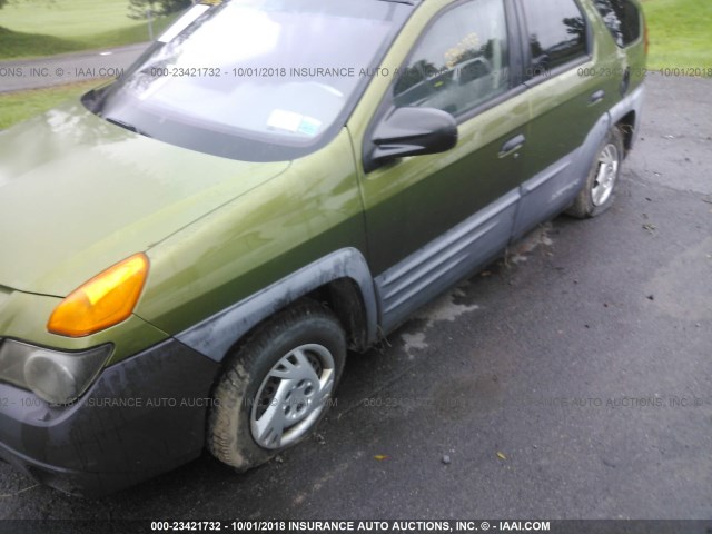 3G7DA03E01S522917 - 2001 PONTIAC AZTEK GREEN photo 6