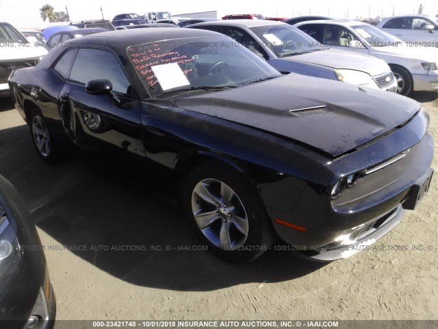 2C3CDZAG1GH353990 - 2016 DODGE CHALLENGER SXT BLACK photo 1