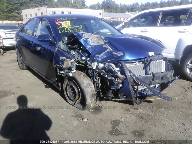 4T1BE46K09U315523 - 2009 TOYOTA CAMRY SE/LE/XLE BLUE photo 1