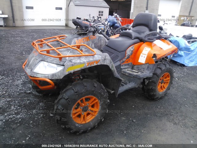 4UF16ATV8GT200125 - 2016 ARCTICCAT TRV  ORANGE photo 2