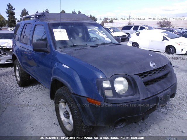 5N1ED28Y32C546272 - 2002 NISSAN XTERRA XE/SE BLUE photo 1