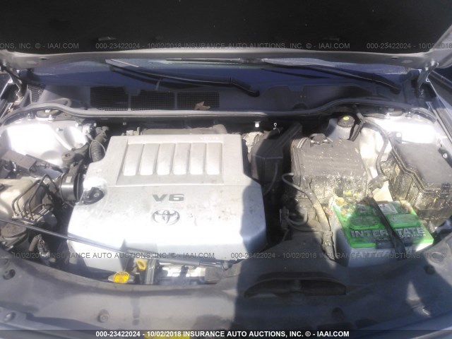 4T3ZK11A79U009611 - 2009 TOYOTA VENZA SILVER photo 10