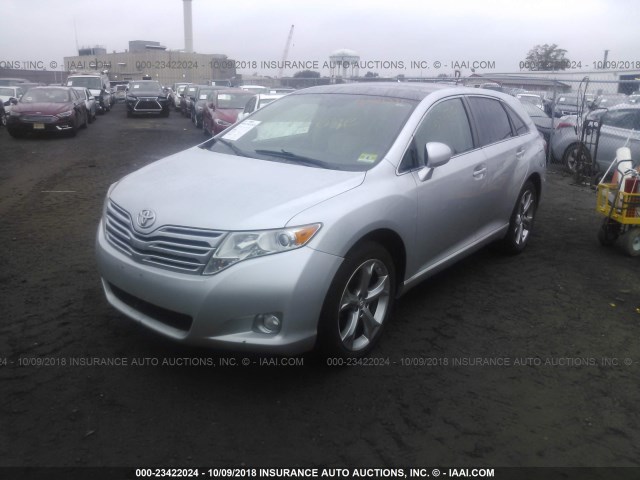 4T3ZK11A79U009611 - 2009 TOYOTA VENZA SILVER photo 2