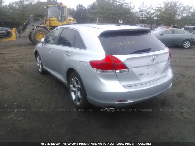 4T3ZK11A79U009611 - 2009 TOYOTA VENZA SILVER photo 3