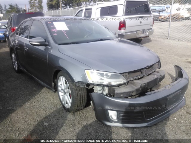 3VW4A7AJ3DM213989 - 2013 VOLKSWAGEN JETTA GLI GRAY photo 1