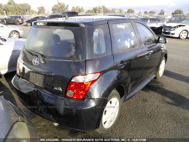 JTKKT624X60150976 - 2006 TOYOTA SCION XA შავი ფოტო 4