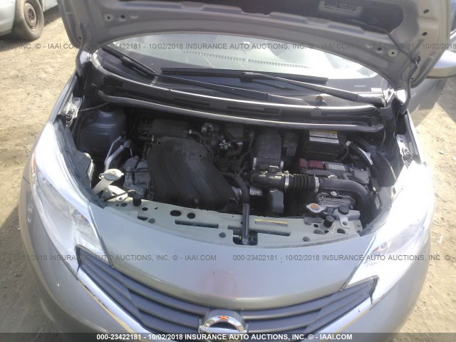 3N1CE2CP9FL354973 - 2015 NISSAN VERSA NOTE S/S PLUS/SV/SL/SR GRAY photo 10